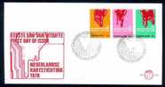 NEDERLAND 1970 FDC E108 Heart Foundation F1906 - Storia Postale