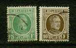 BELGIQUE Nº 209 & 210 Obl. - 1922-1927 Houyoux