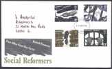 U.K. 1976 FDC - Social Reformers - Unclassified