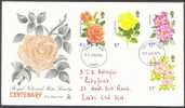 U.K. 1976 FDC - Rose Society - Ohne Zuordnung