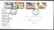 U.K. 1981 FDC - Year Of Disabled People - Ohne Zuordnung