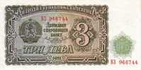 BULGARIE  3 Leva   Daté De 1951    ****** BILLET  NEUF ****** - Bulgarie