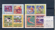 St. Lucia Yv. 668-75 MNH - Zomer 1984: Los Angeles