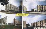 Cpsm Clichy (92, Hauts De Seine) HLM, Rue Léon Blum - Clichy