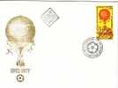 Bulgaria / Bulgarie 1977  Balloon - Post    FDC - Zeppeline