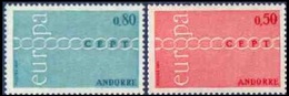 CEPT / Europa 1971 ** Andorre Français N° 212 Et 213 - 1971
