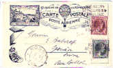 Carte Postal Aerienne  Du Luxembourg Exposition International Du Timbre Poste 4au8/09/1927 - Briefe U. Dokumente