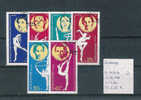 Bulgaria Yv. 3109-14 + Bloc 146 Used - Gymnastics