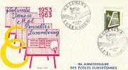 Luxemburg 1963, Michel 666 Met Stempel "10 Jaar Europese Scholen" - Unused Stamps