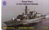 War Ship – Boat – Bateau – Warship -military Ships– Paquebot – Navire De Guerre - Boats -navy Falkland Isl.(code 59CFKC) - Falklandeilanden