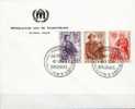 00086 - FDC N° 78A Ordi Du 8-4-1960 - COB Du Bloc 32 - 1128-1129-1130 - Cachet De Bruxelles - Année Mondiale Du Réfugié - 1951-1960