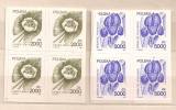 POLAND 1990 MEDICINAL PLANTS Set BLOCK Of 4 Imperforate MNH - Unused Stamps