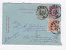 Entier Carte - Lettre Avec Nos 28 Et 30 ANVERS Vers Allemagne 1883   --   2874 - Postbladen