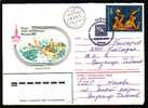 RUSSIE - 1980 - Ol.G´s Moscow´80 - Spec.P.cov.sprc.+date Cache,travelled - Water-Polo