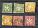 GERMANY, WUERTTEMBERG VFU GROUP 1859-1860 - Used