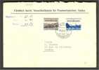 LIECHTENSTEIN OFFIALS ON COVER 1947 - Official