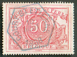 CP N°11 - 50 Cent. Rose, Obl. Bleue Hexagonale COURT-St-ETIENNE 10 Août 1888 Centrale.  RR Ainsi  -- 1313 - Unclassified