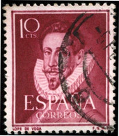 Pays : 166,7 (Espagne)          Yvert Et Tellier N° :   822 (o) - Usados