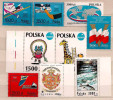 POLAND 1992 MIX WINTER OLYMPIC GAMES ALBERTVILLE & OTHERS MNH - Unused Stamps