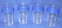 Verres "ORANGINA" Collerette Bleue - Glasses