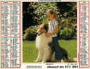 Calendrier-Almanach, 1984, OISE, Illustrations FILLETTE ET COLLEY Et DANS LA GRANGE (OLLER) - Grand Format : 1981-90