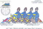 BOBSLEIGH 1987 CARTE MAXIMUM LIECHTENSTEIN JEUX OLYMPIQUES DE CALGARY - Invierno