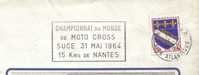 Flamme De Rnantes - Championnt Du Monde De Moto Cross 1964 - Motorfietsen