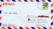 JAPON JAPAN 2353 (o) Enveloppe Aérogramme Ayant Circulé KANAWAGA ==> ILLZACH (France) 1997 - Briefe U. Dokumente