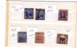 ETAS UNIS D'AMERIQUE/ U S A / UNITED STATES OF AMERICA COTE 1992 7€ TRES BEAUX CACHETS RONDS LOT N1 - Collections