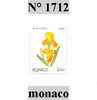 Timbre De Monaco N° 1712 - Andere & Zonder Classificatie