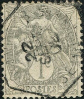 Pays : 189,03 (France : 3e République)  Yvert Et Tellier N° :  107 (o) Oblitération Hexagonale - 1900-29 Blanc