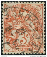 Pays : 189,03 (France : 3e République)  Yvert Et Tellier N° :  109 (o) - 1900-29 Blanc