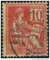 Pays : 189,03 (France : 3e République)  Yvert Et Tellier N° :  116 (o) - 1900-02 Mouchon