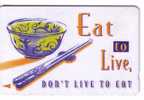 Singapore - Singapour –  Eat To Live ( Code 140SIGA ) - Singapore