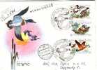 USSR - 1989  BIRDS -Ducks  3v.- FDC (R-travel) - Ducks