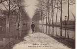 75 PARIS "Crue De La Seine"  Jolie Cpa Animée Du Quai De Billy, 28 Janvier 1910 - Floods