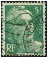 Pays : 189,06 (France : 4e République)  Yvert Et Tellier N° :  809 (o) - 1945-54 Marianne (Gandon)