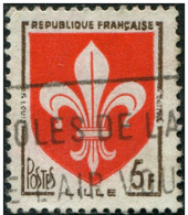 Pays : 189,06 (France : 4e République)  Yvert Et Tellier N° : 1186 (o) - 1941-66 Armoiries Et Blasons