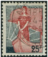 Pays : 189,07 (France : 5e République)  Yvert Et Tellier N° : 1216 (o) - 1959-1960 Maríanne à La Nef