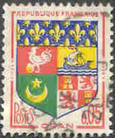 Pays : 189,07 (France : 5e République)  Yvert Et Tellier N° : 1230 A (o) - 1941-66 Armoiries Et Blasons