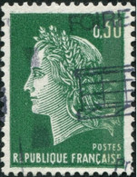 Pays : 189,07 (France : 5e République)  Yvert Et Tellier N° : 1611 B (o) - 1967-1970 Marianne Van Cheffer