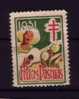 ERINOPHILIE/  VIGNETTES /LABELS/AUFKLEBER/ETICHETTE/ETIQUETAS/ FELICES PASCUAS 1951 * Lutte Contre La Tuberculose - Bienfaisance