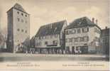 67 Sélestat Schlettstadt Tour Des Sorcières Et Place De Strabourg Belle Animation  Magasin - Selestat