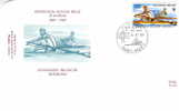 AVIRON FDC BELGIQUE 1987 FEDERATION ROYALE BELGE D´AVIRON - Canottaggio