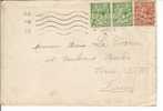 Grande-Bretagne YT 139 Et 141 Sur Lettre Pour La France - Covers & Documents