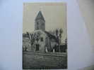 CPA BONNIERES   EGLISE ET BOUCHER  VOYAGE 1911 - Bonnieres Sur Seine