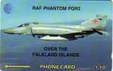 FALKLANDS ISLANDS AVION CHASSE RAF PHANTOM FGR2 10£ SUPERBE - Falkland