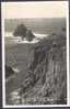 Cliffs, Armed Knight And Longships Lighthouse, Lands End, U.K. - Real Photo - Land's End