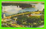 NIAGARA FALLS, ONTARIO - AMERICAN & CANADIAN FALLS FROM OAKES GARDENS - CARD NEVER BEEN USE - - Chutes Du Niagara