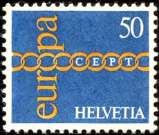 Pays : 453,3 (Suisse)            Yvert Et Tellier N° :   883 (*)   [EUROPA] - Unused Stamps